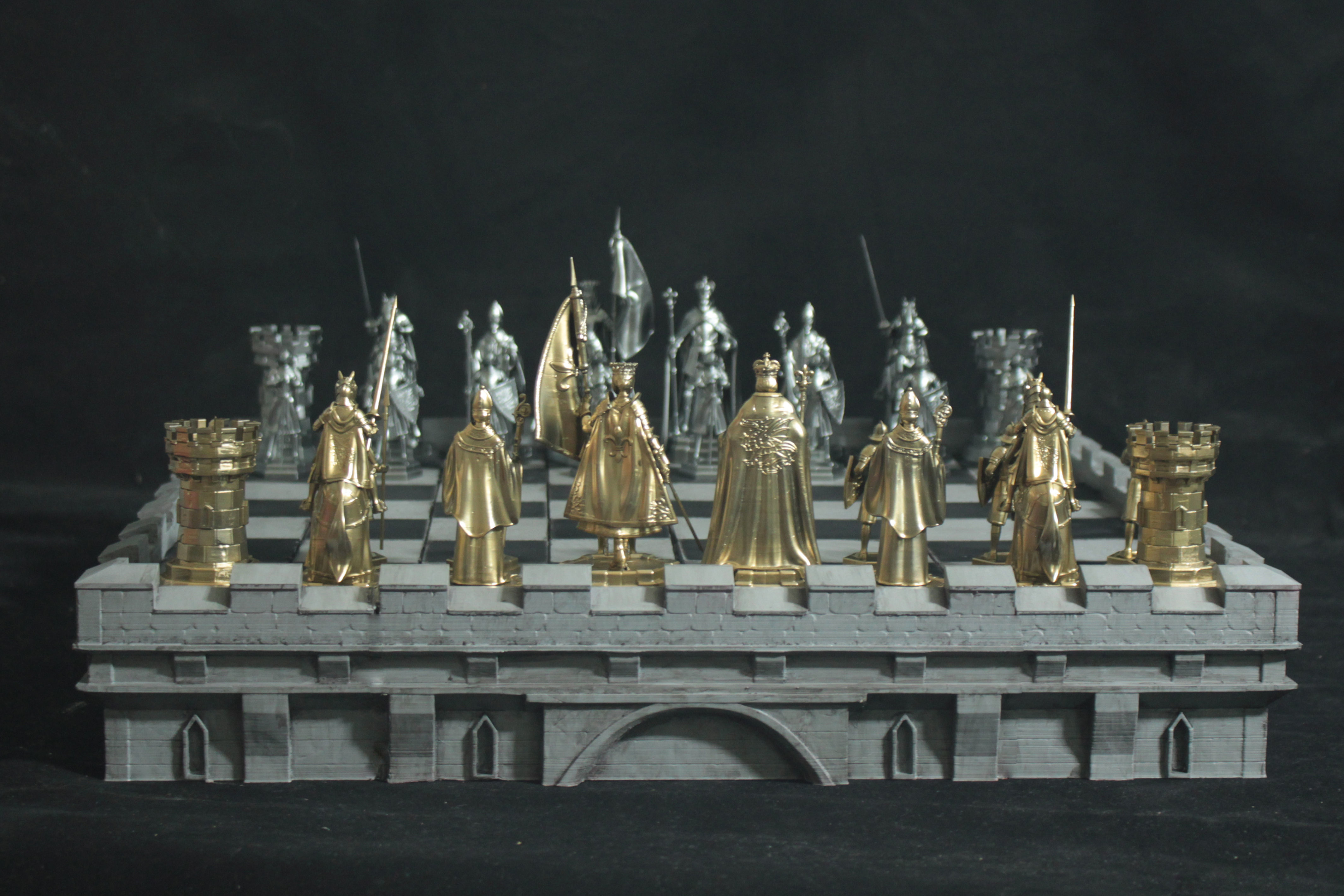 Medieval Chess Set - 3d Print Model 3D print model_4