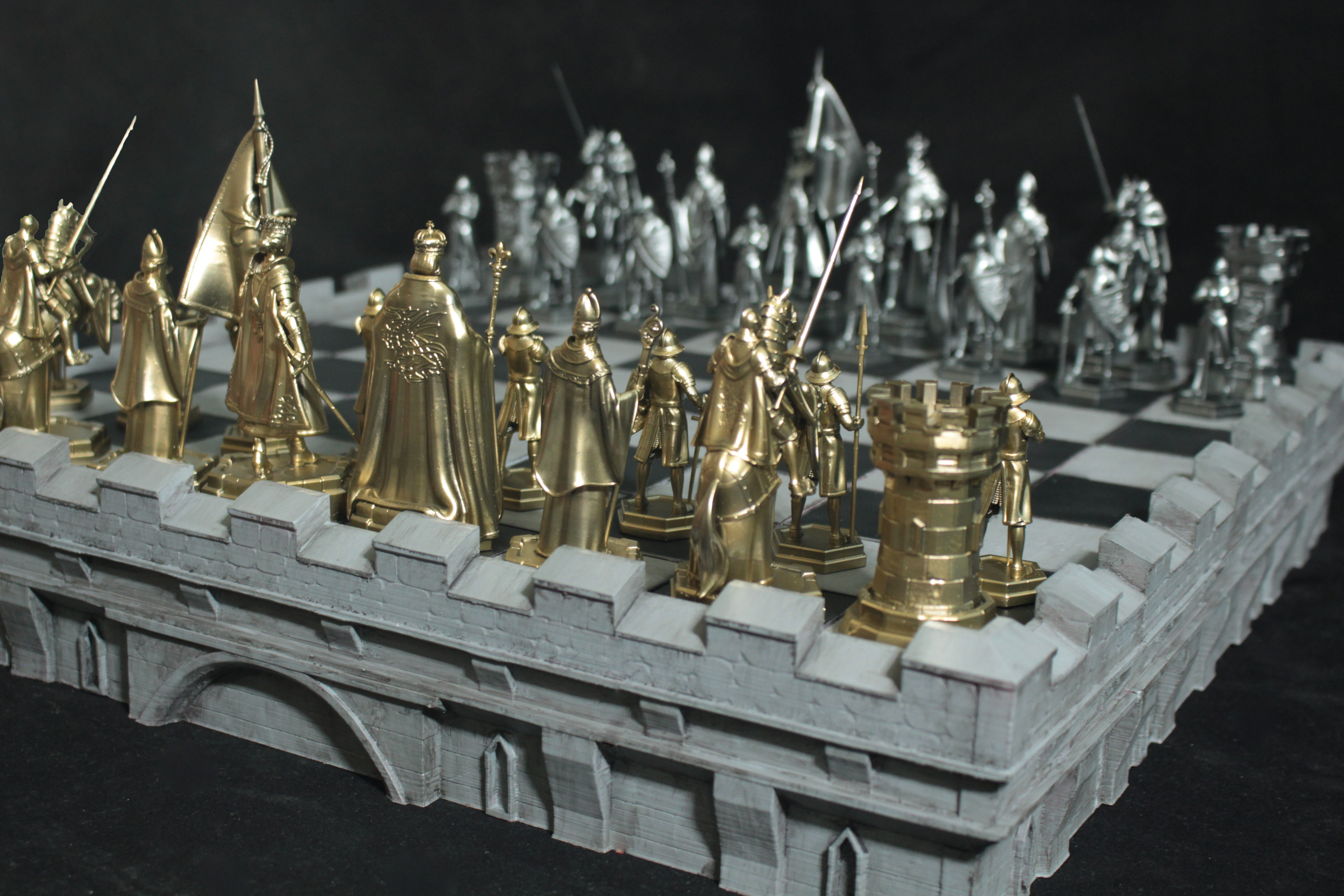 Medieval Chess Set - 3d Print Model 3D print model_6