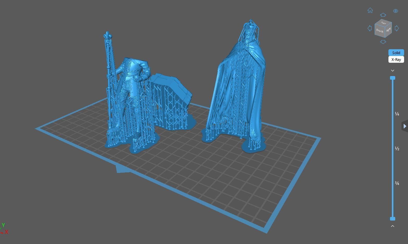 Medieval Chess Set - 3d Print Model 3D print model_20
