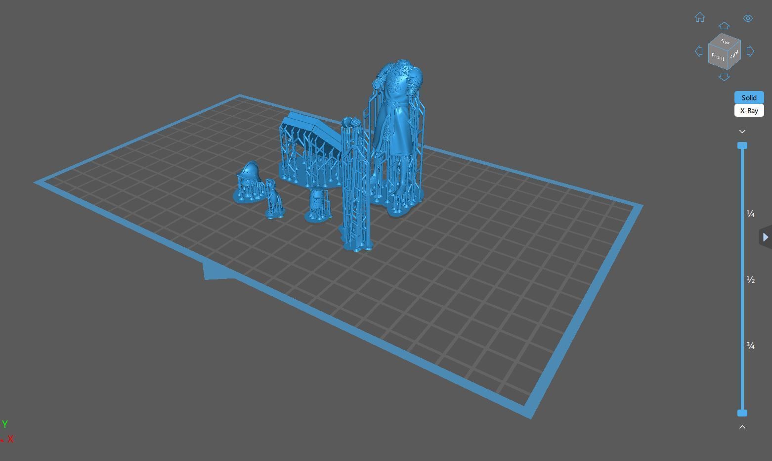 Medieval Chess Set - 3d Print Model 3D print model_26