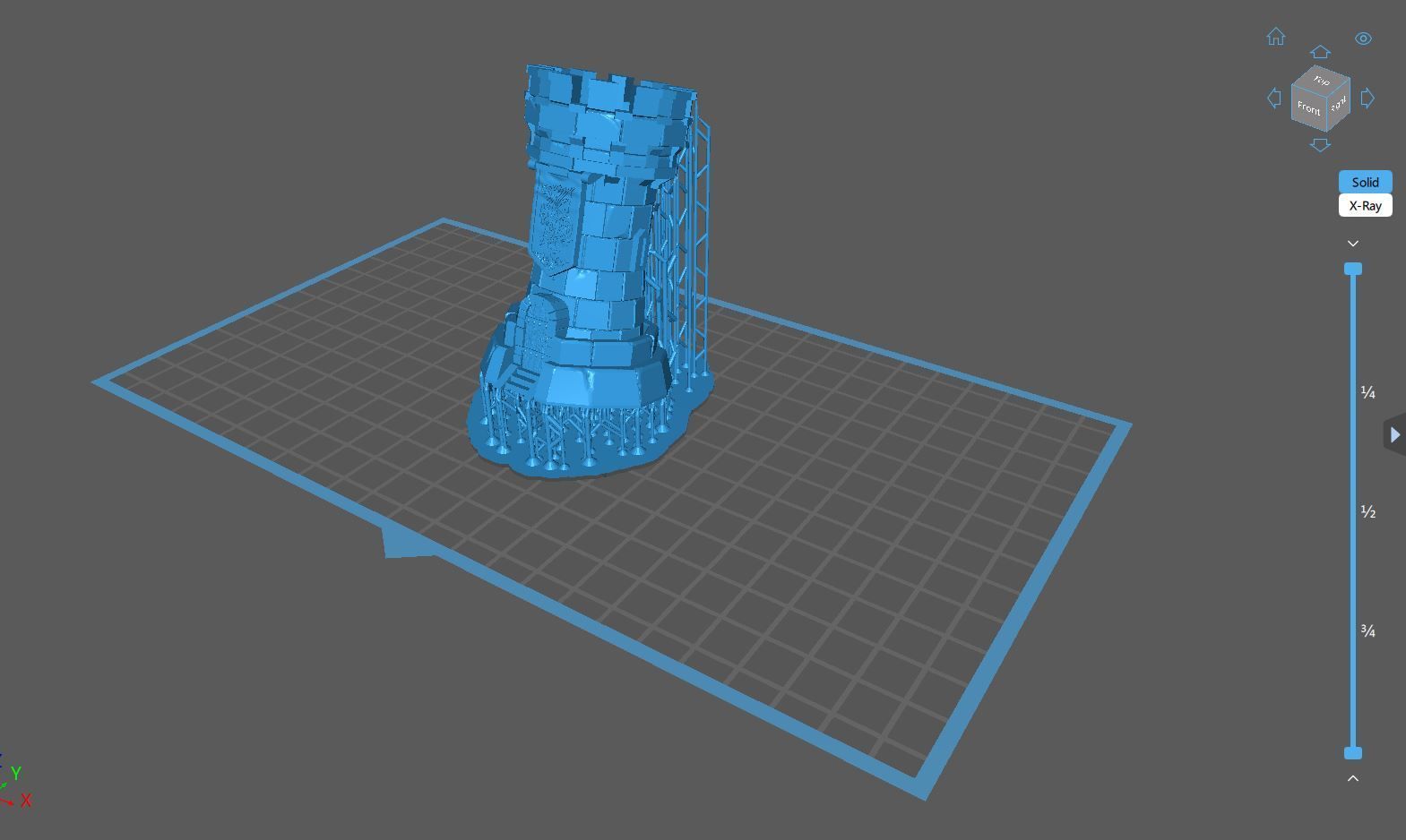 Medieval Chess Set - 3d Print Model 3D print model_24