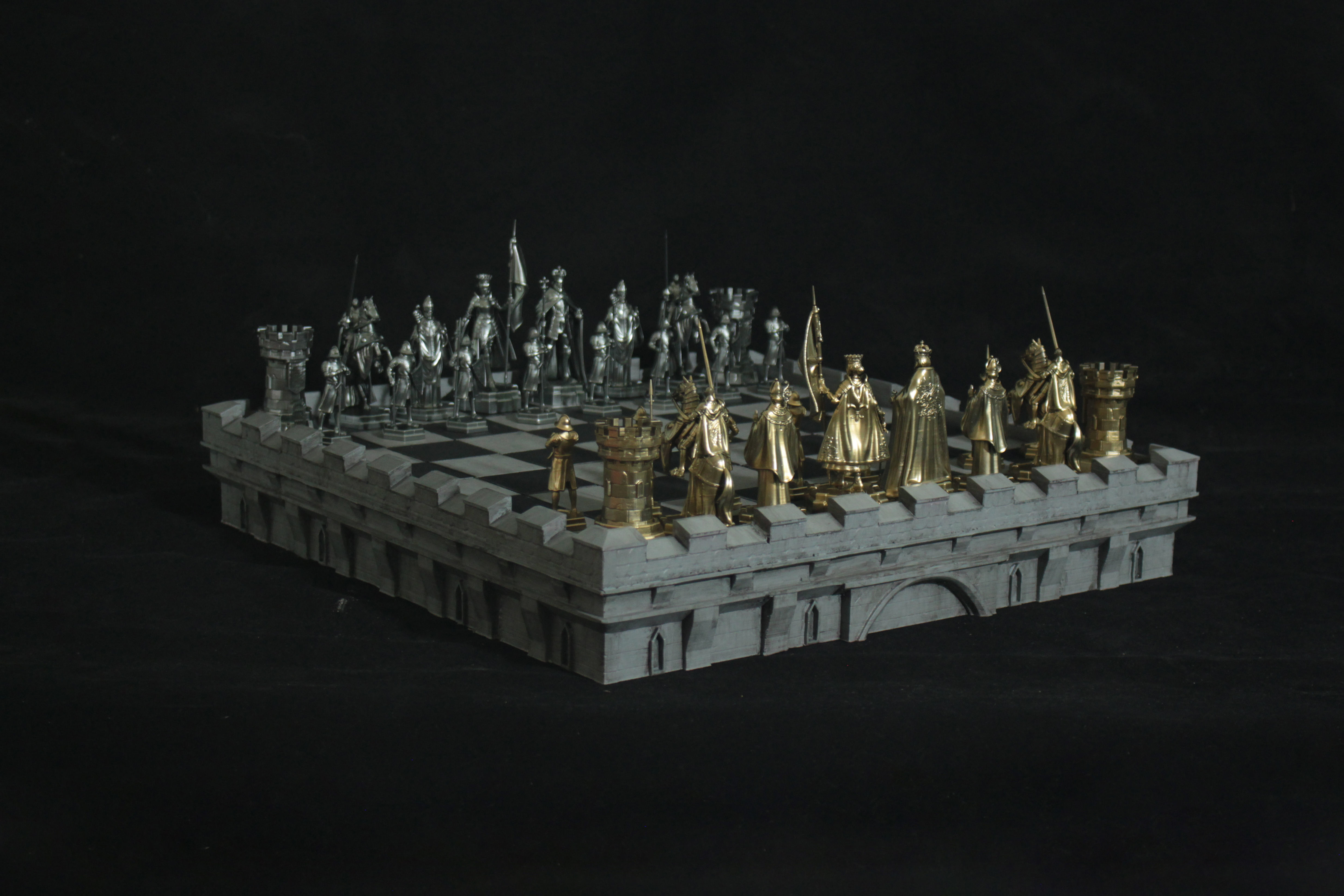 Medieval Chess Set - 3d Print Model 3D print model_3