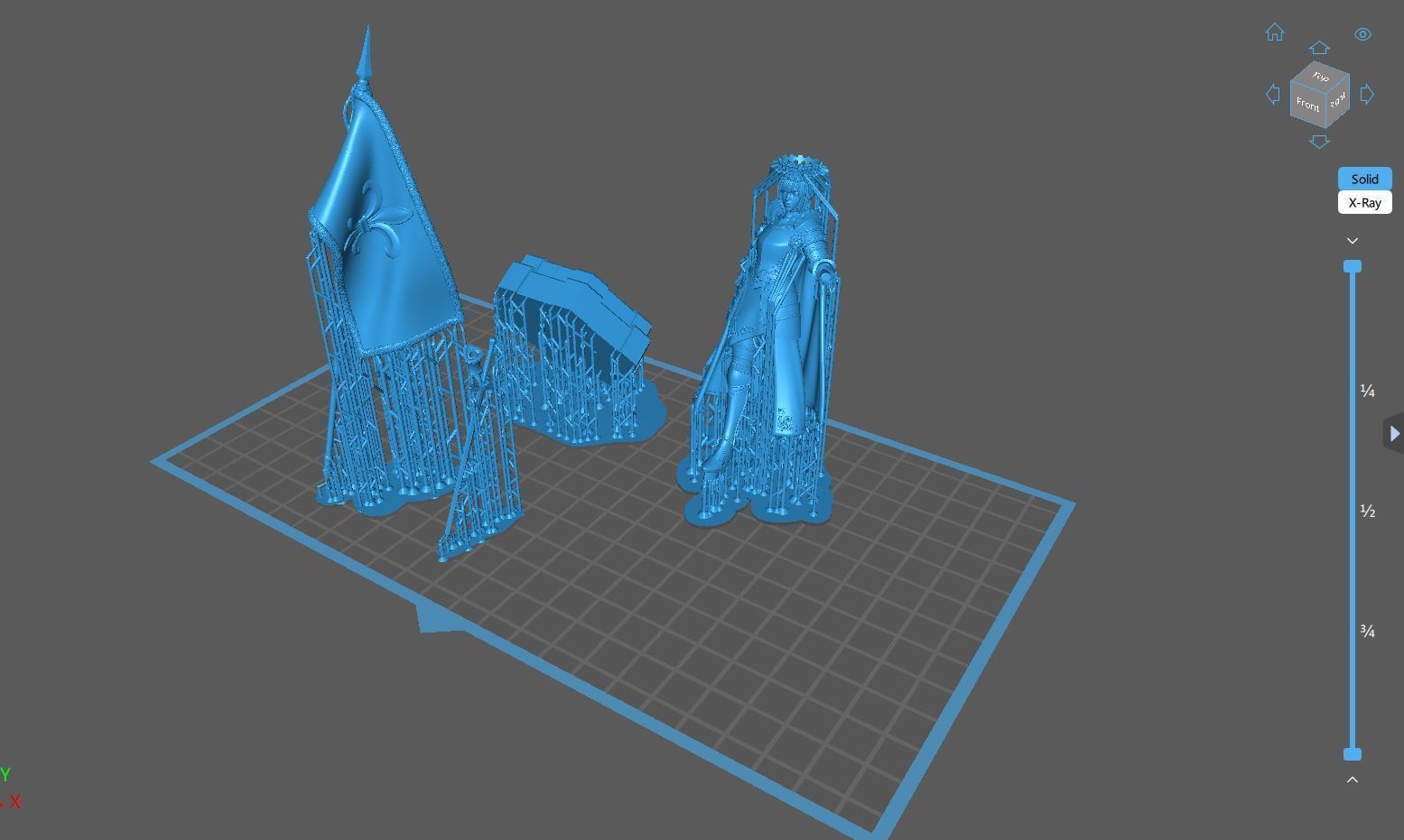 Medieval Chess Set - 3d Print Model 3D print model_21