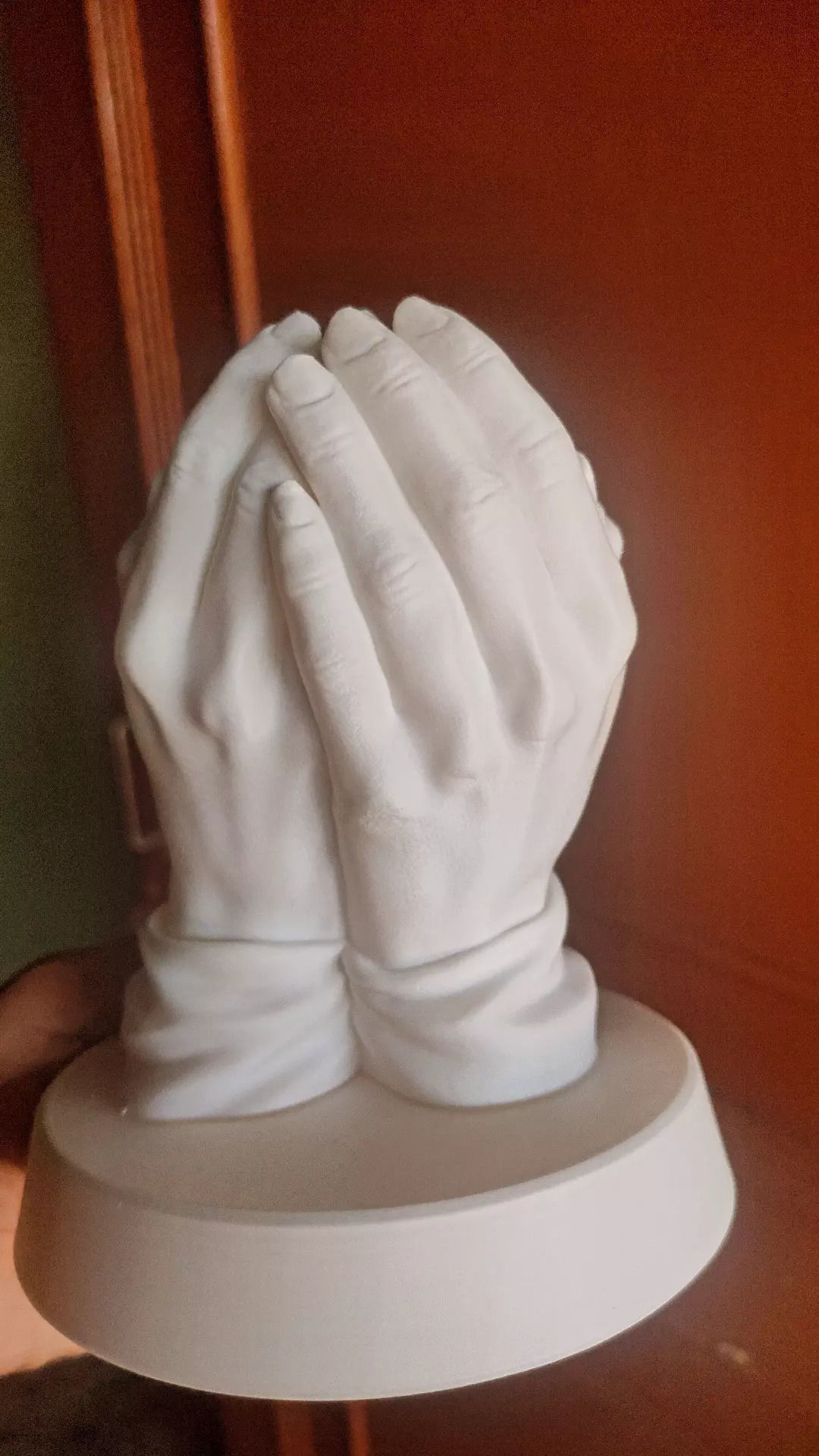 Sleeping Baby in Hands 3D print model_6