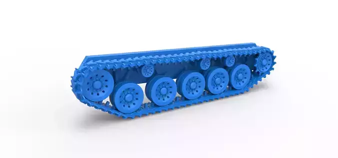 Track for Vintage Monster tank Version 2 Scale 1 to 25