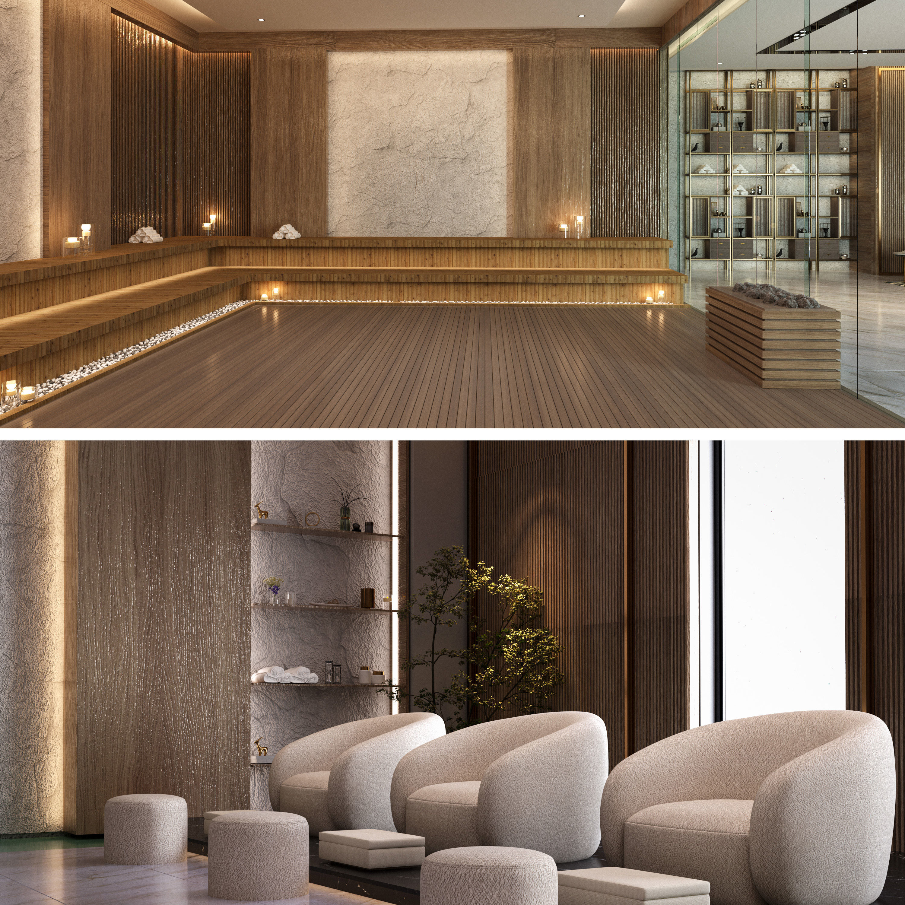 Sauna and pedicure massage center 3d model 3D model_4