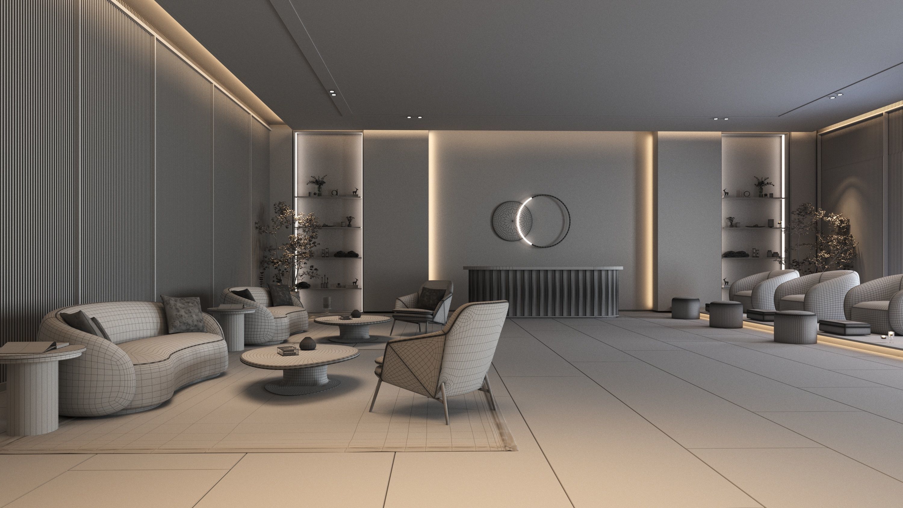 Sauna and pedicure massage center 3d model 3D model_7