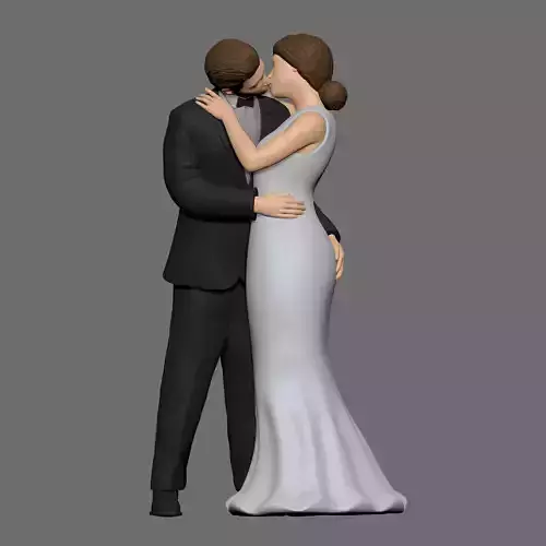 Wedding cake topper 5 3D print model