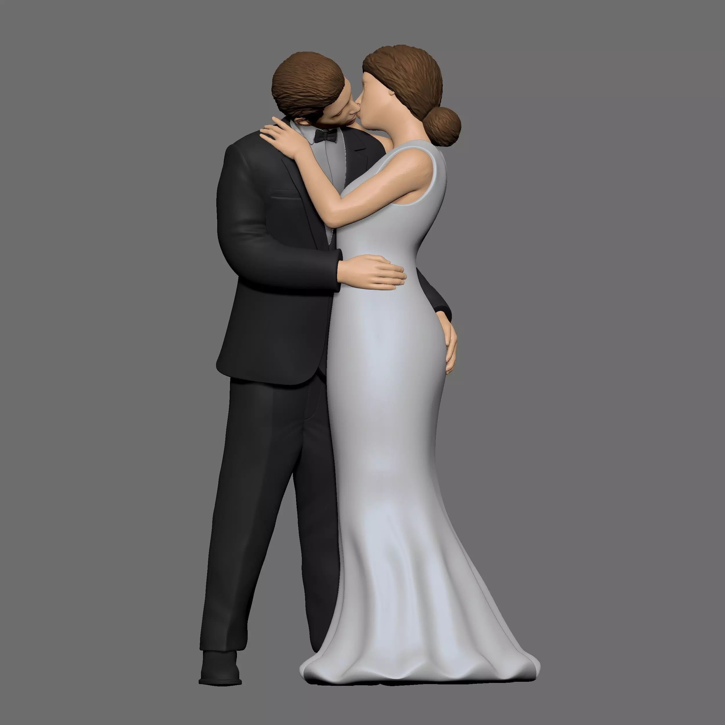 Wedding cake topper 5 3D print model_0