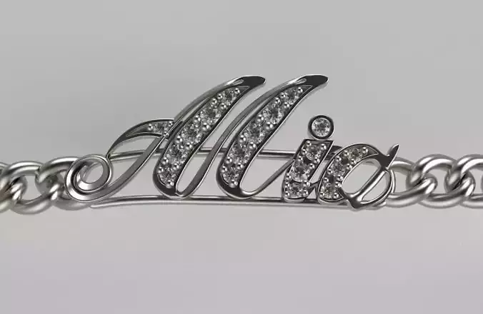 Mia Bracelet Center Piece Jewlery 3D Printable For Casting