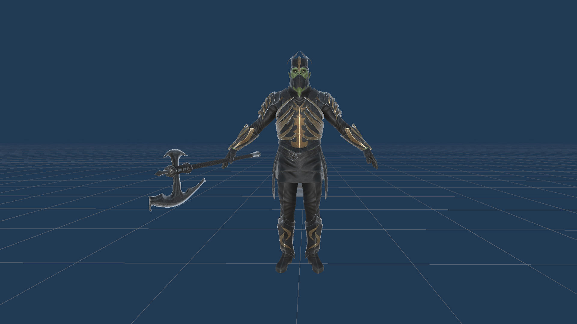 Orc 3 game ready Low-poly 3D model_26