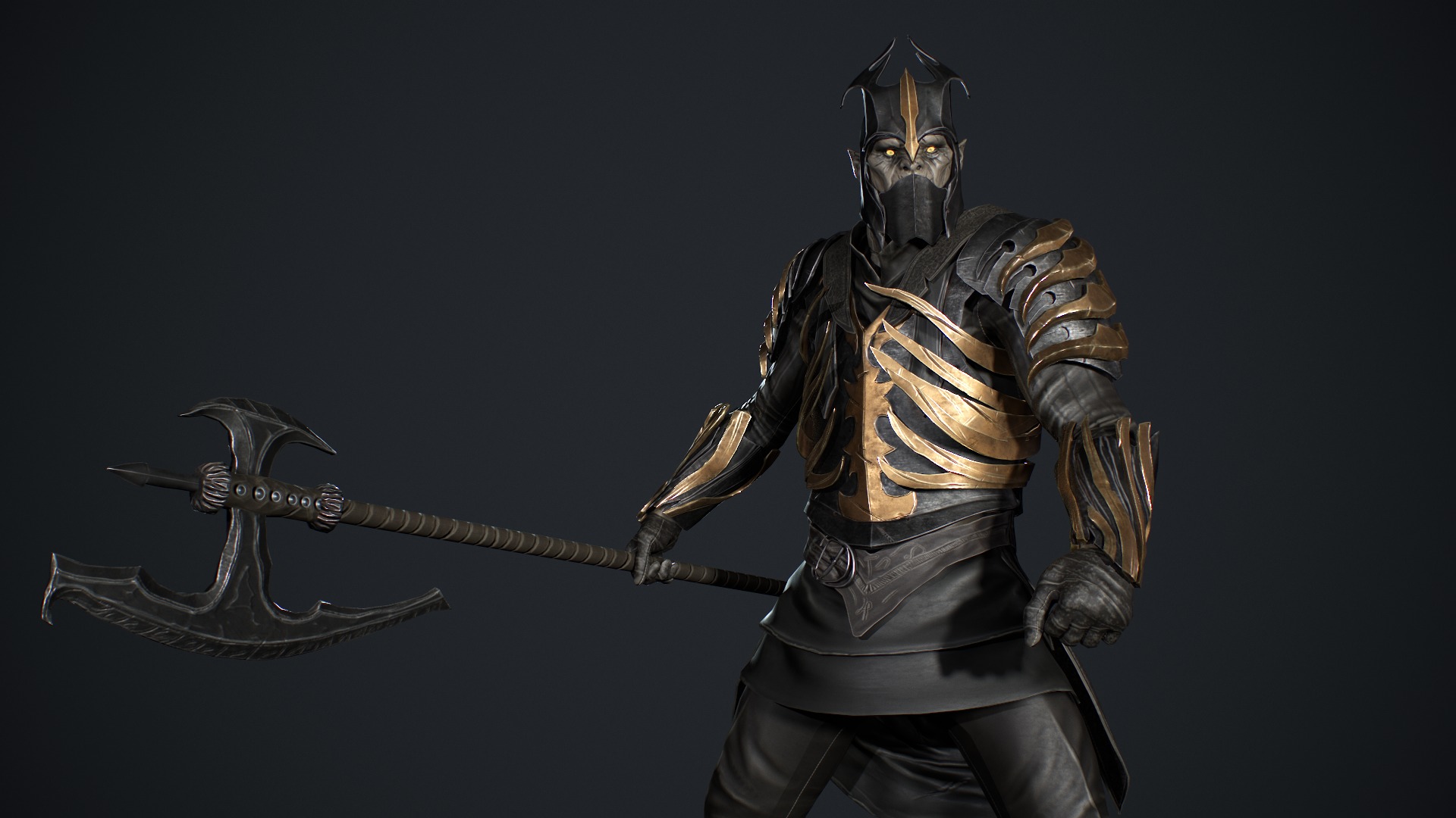 Orc 3 game ready Low-poly 3D model_5