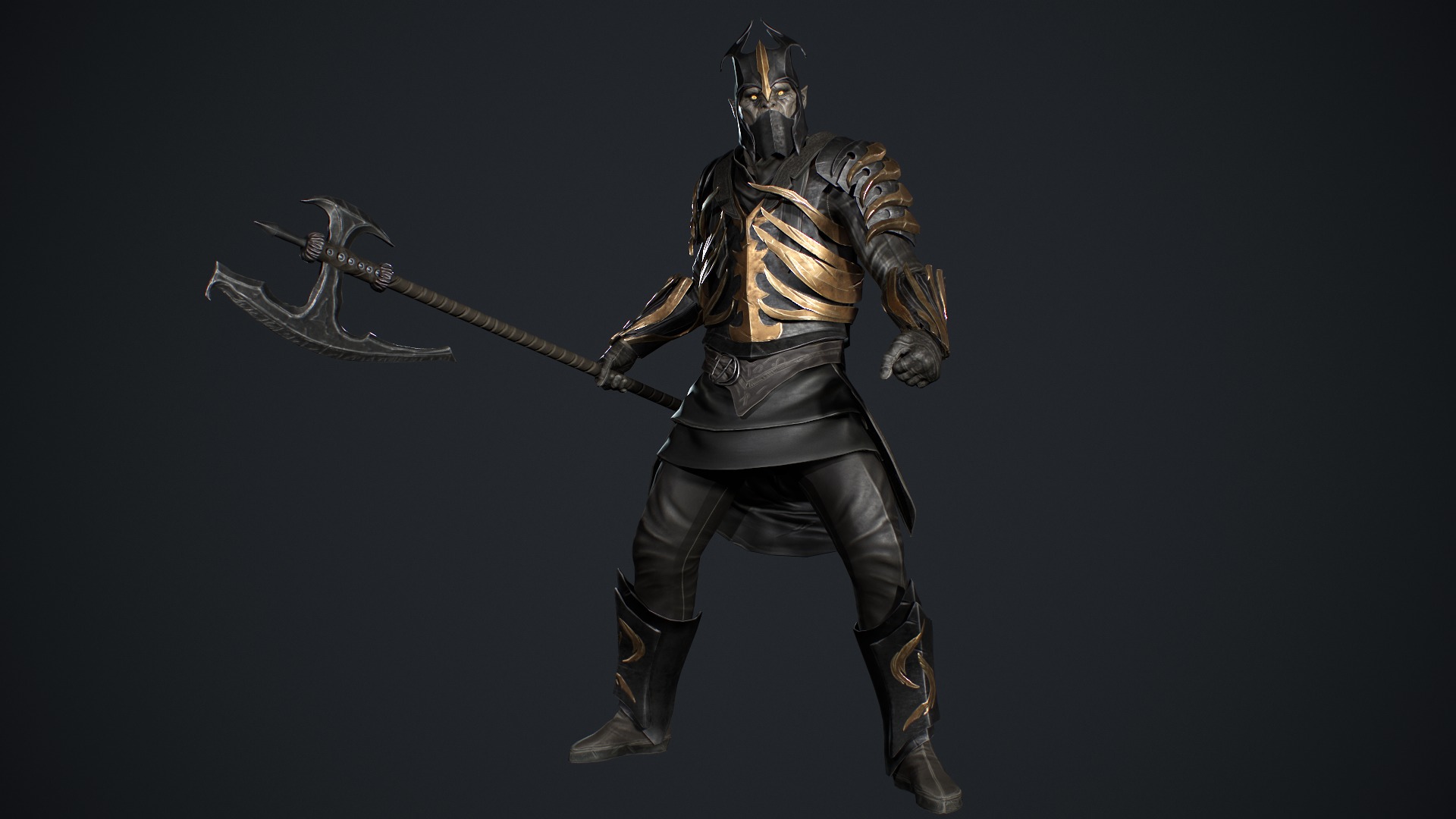 Orc 3 game ready Low-poly 3D model_11