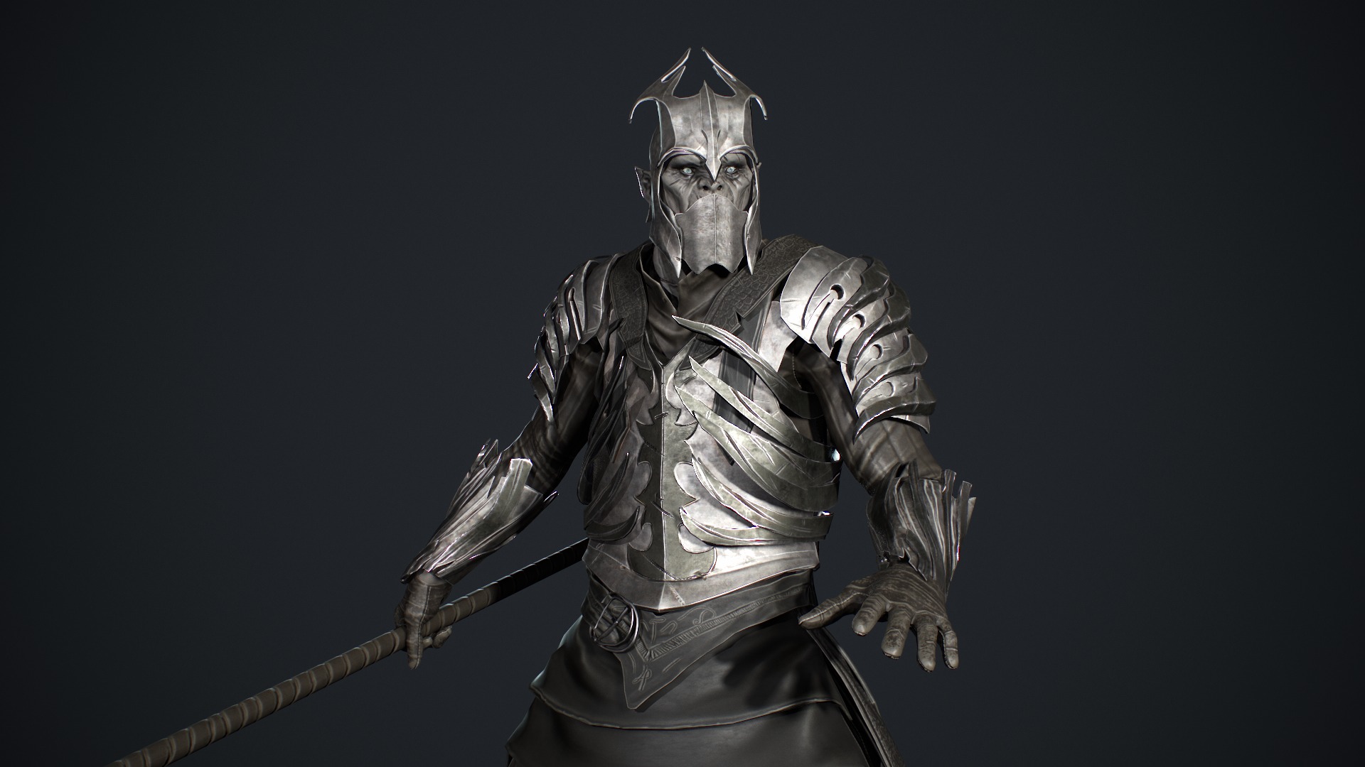 Orc 3 game ready Low-poly 3D model_16