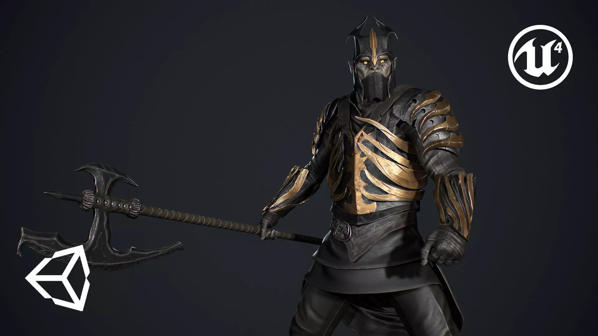 Orc 3 game ready Low-poly 3D model_0