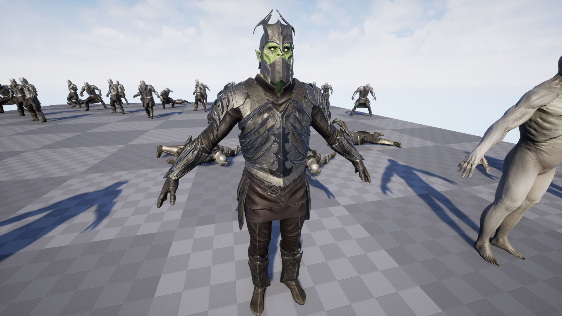 Orc 3 game ready Low-poly 3D model_23