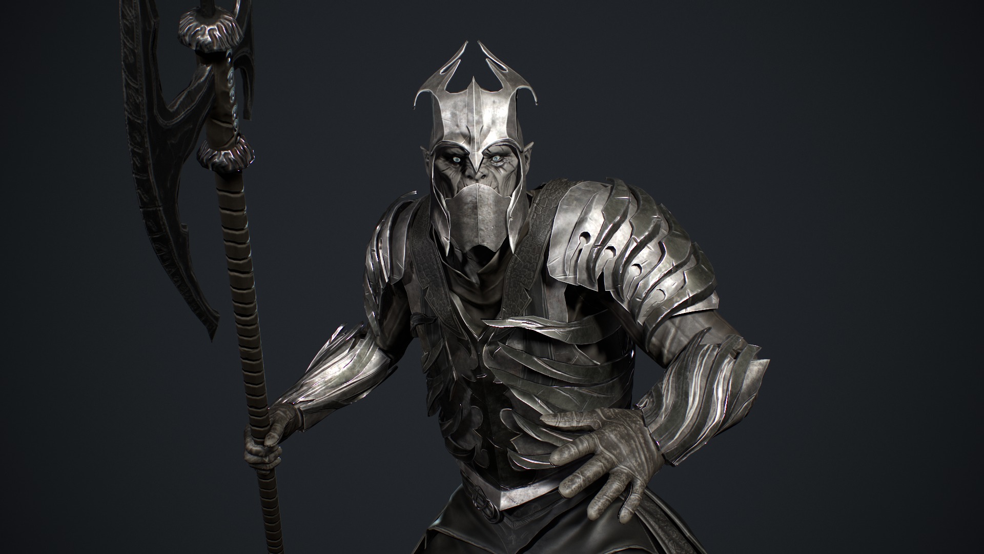 Orc 3 game ready Low-poly 3D model_18