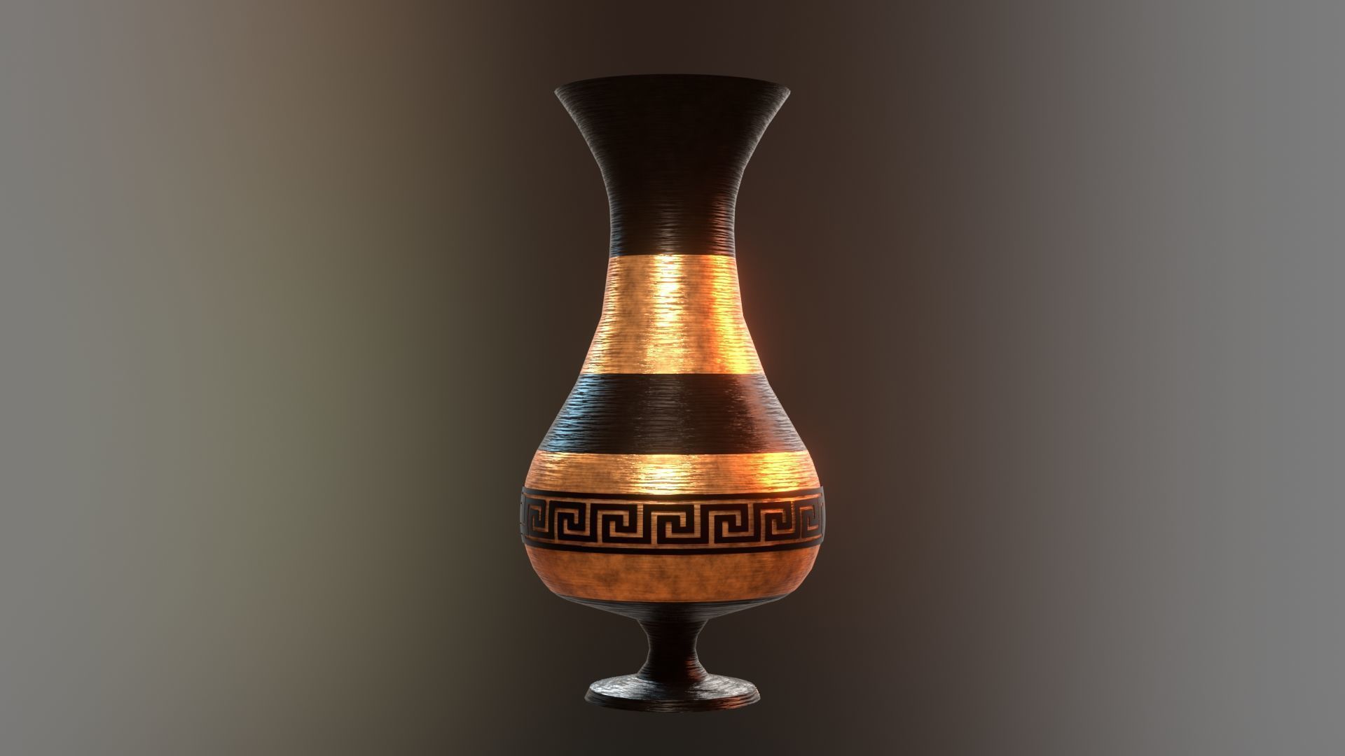 ancient greek pot 6 Low-poly 3D model_3