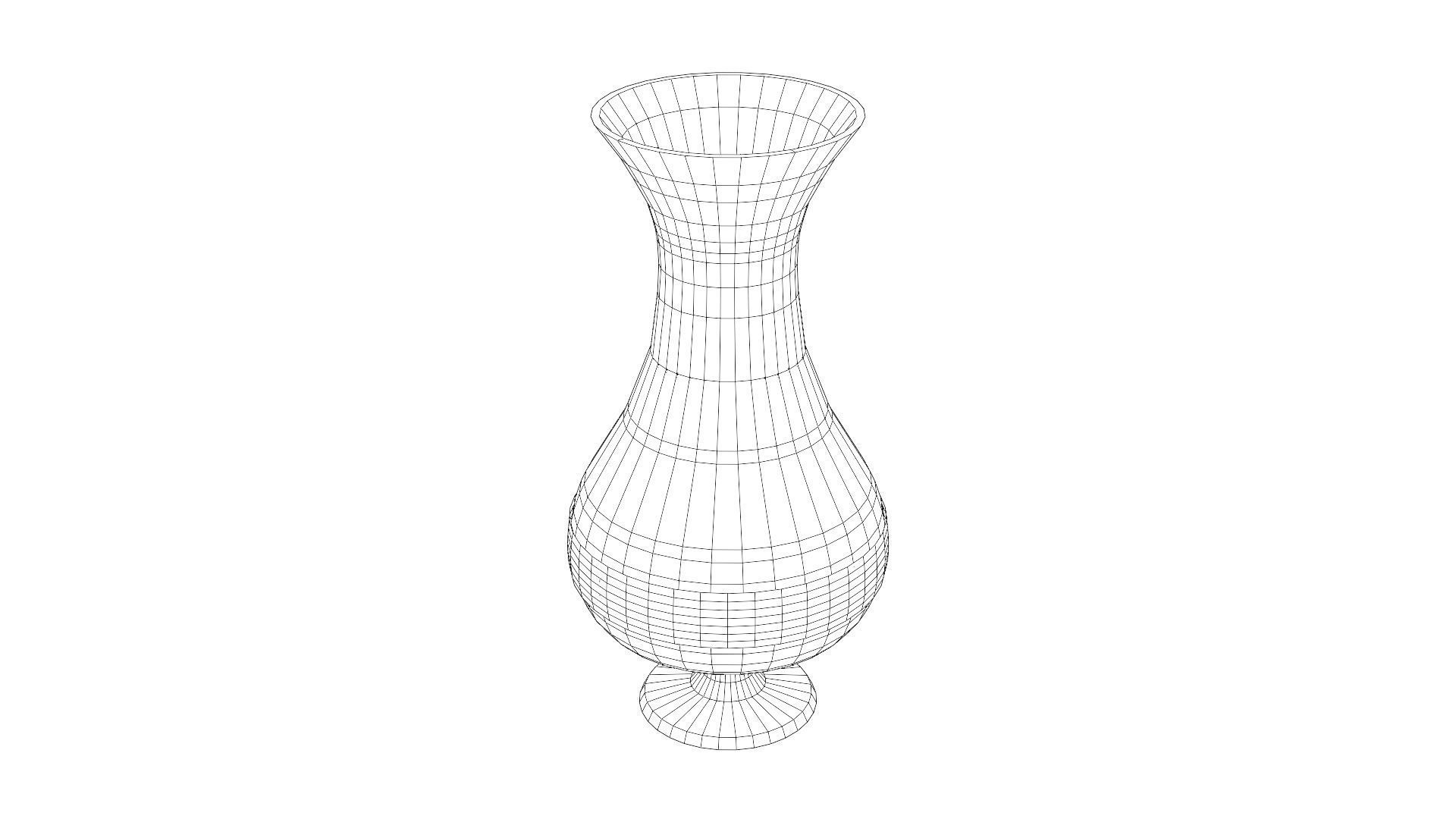 ancient greek pot 6 Low-poly 3D model_27