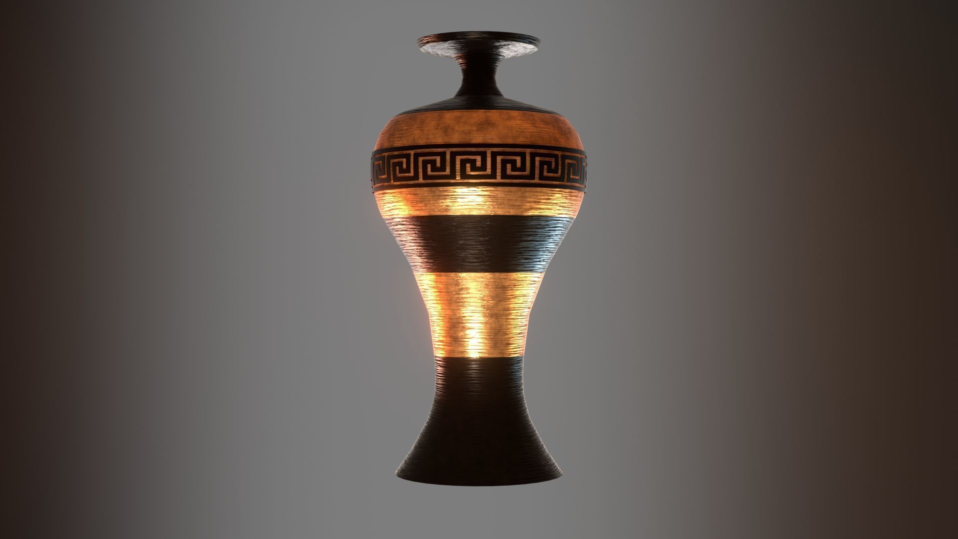 ancient greek pot 6 Low-poly 3D model_9