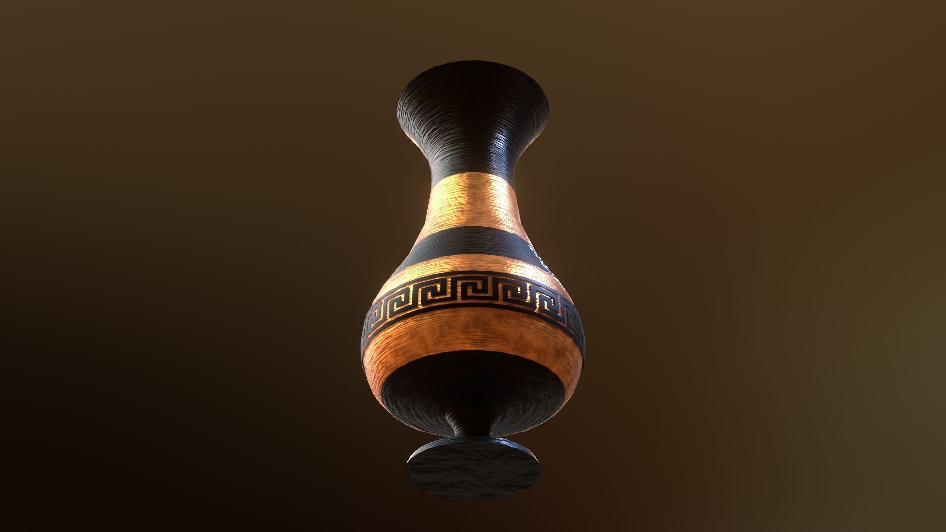 ancient greek pot 6 Low-poly 3D model_7