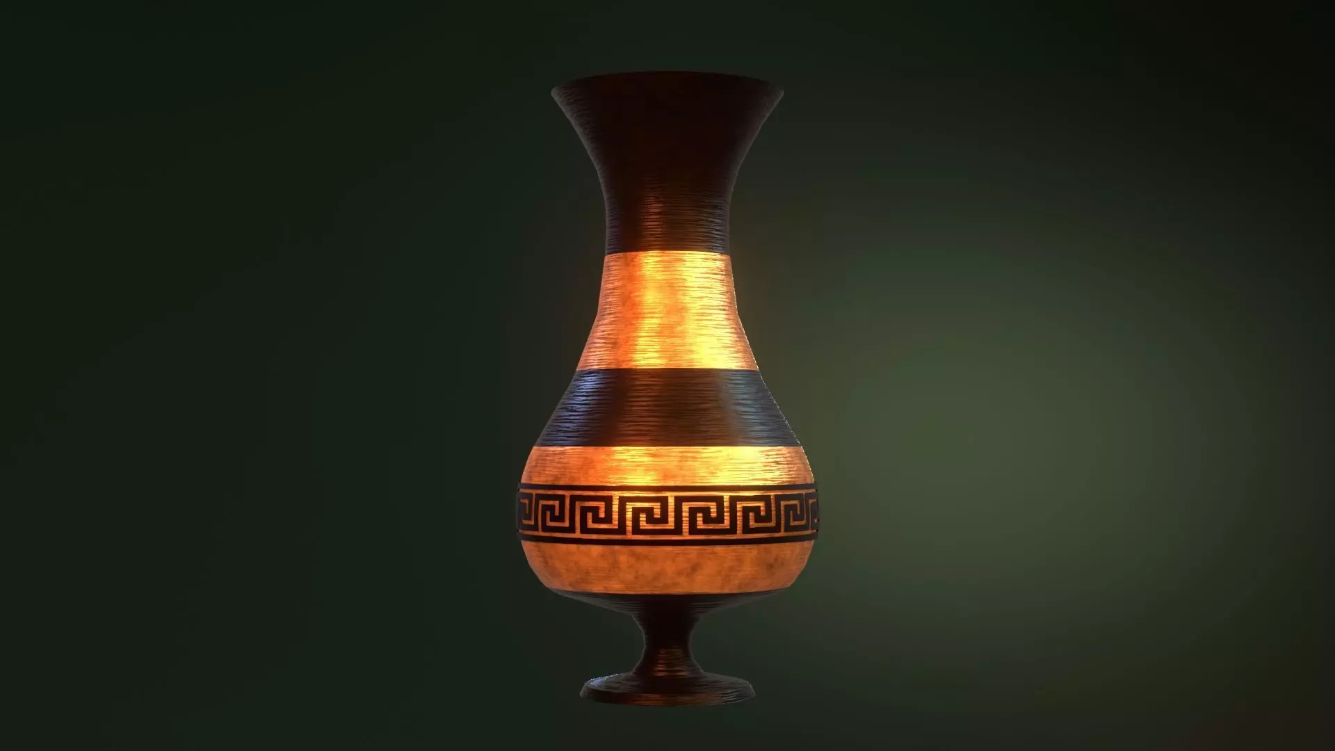 ancient greek pot 6 Low-poly 3D model_0