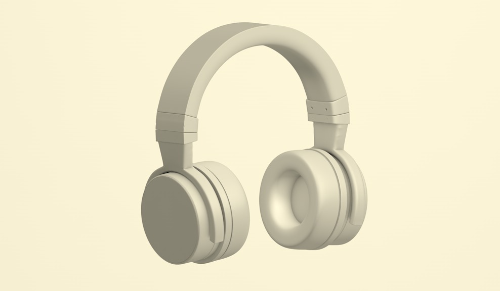 Futuristic Wireless Headphones - Innovative Design 3D model_2
