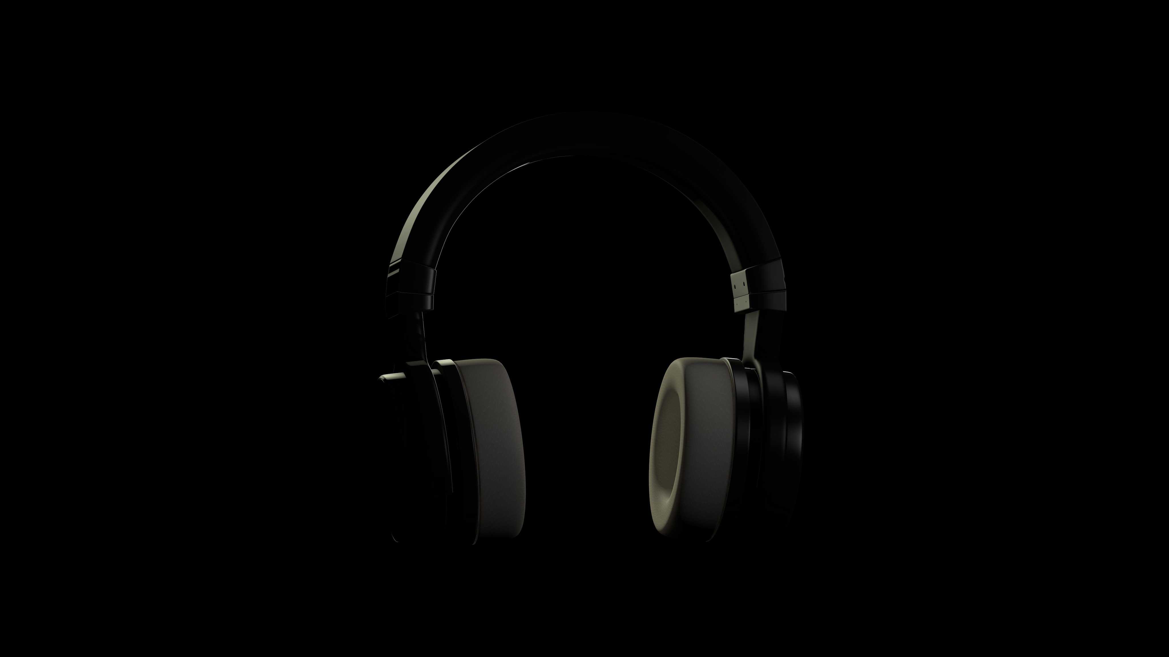 Futuristic Wireless Headphones - Innovative Design 3D model_1