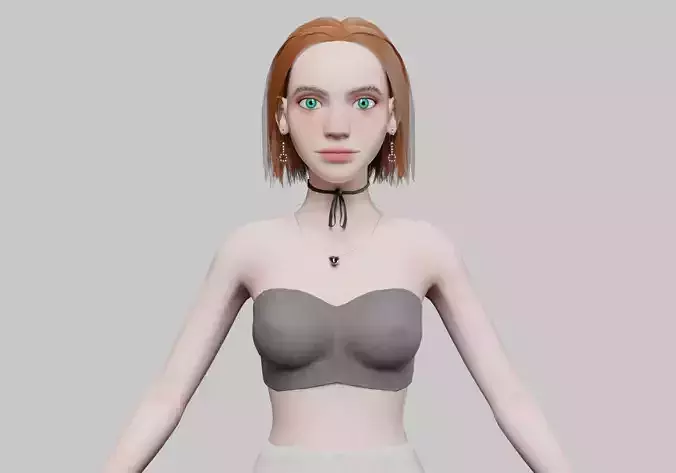 Pretty Cartoon woman V29259 