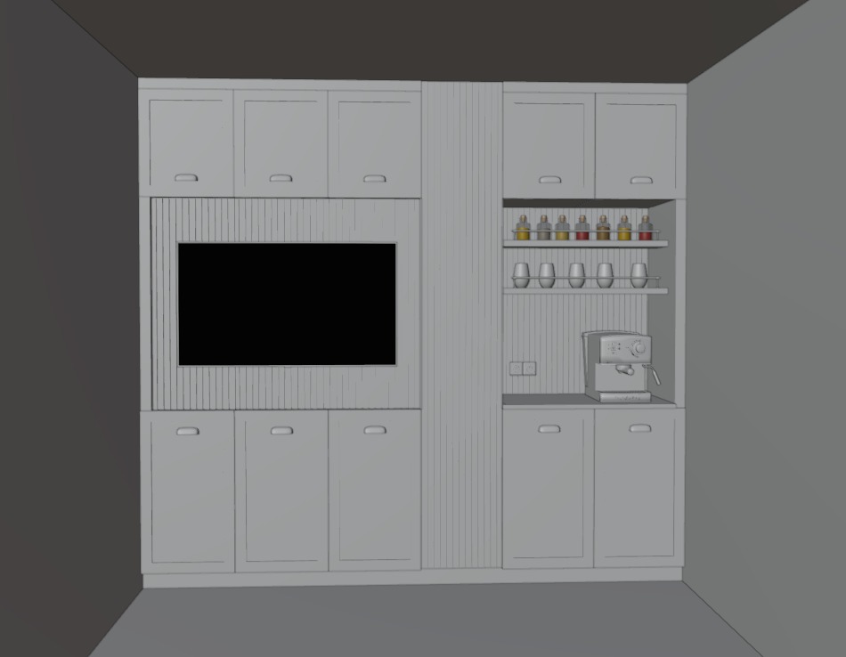 Coffe Kitchen 3D Model 3D model_4