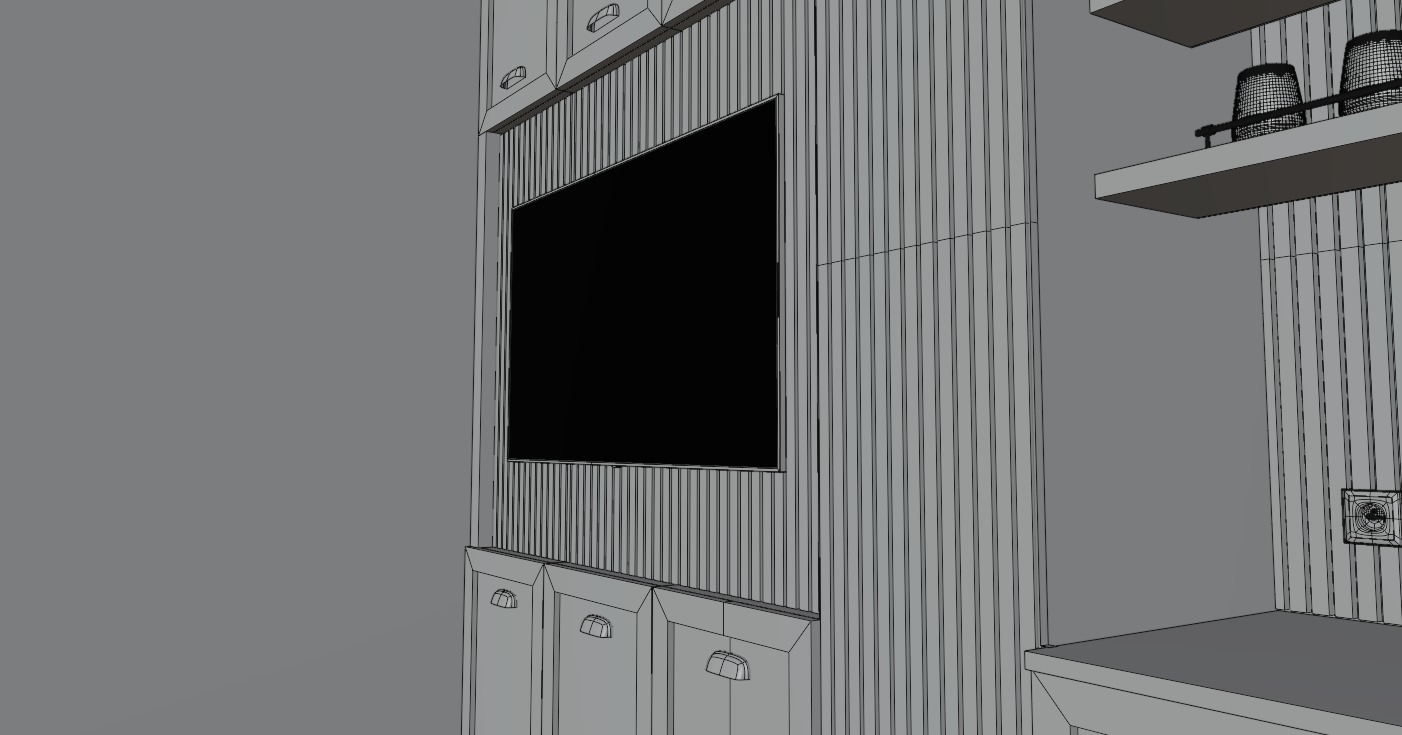 Coffe Kitchen 3D Model 3D model_12