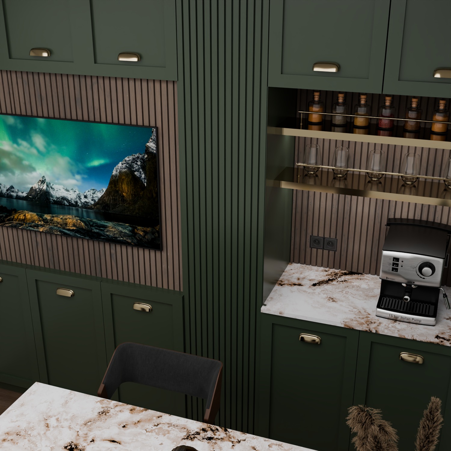 Coffe Kitchen 3D Model 3D model_1