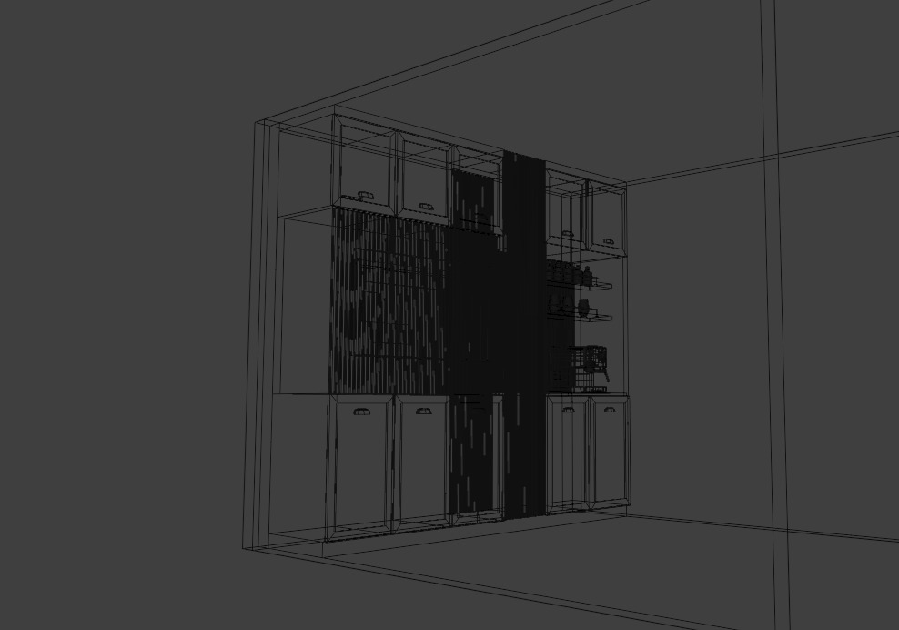 Coffe Kitchen 3D Model 3D model_10