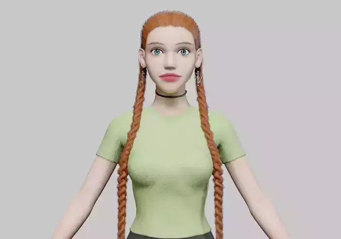 cute Basic Woman V33612 