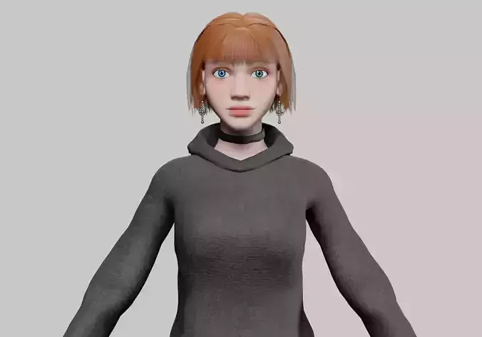 Cartoon Pretty Woman V32514 