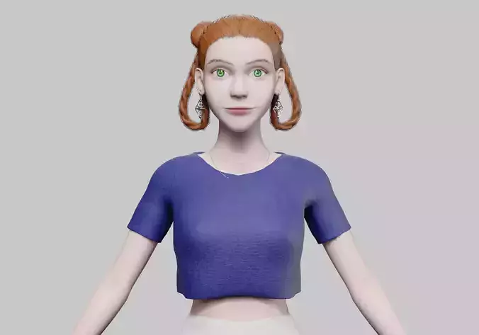 Cartoon cute Woman V31248 