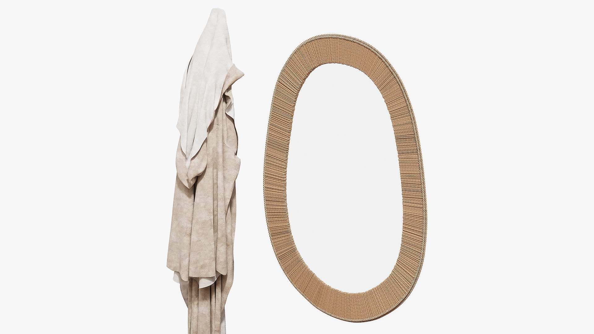 Decorative Bath Set 3D model_8