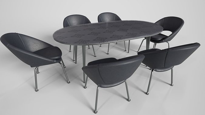 Dining Table Low-poly 3D model