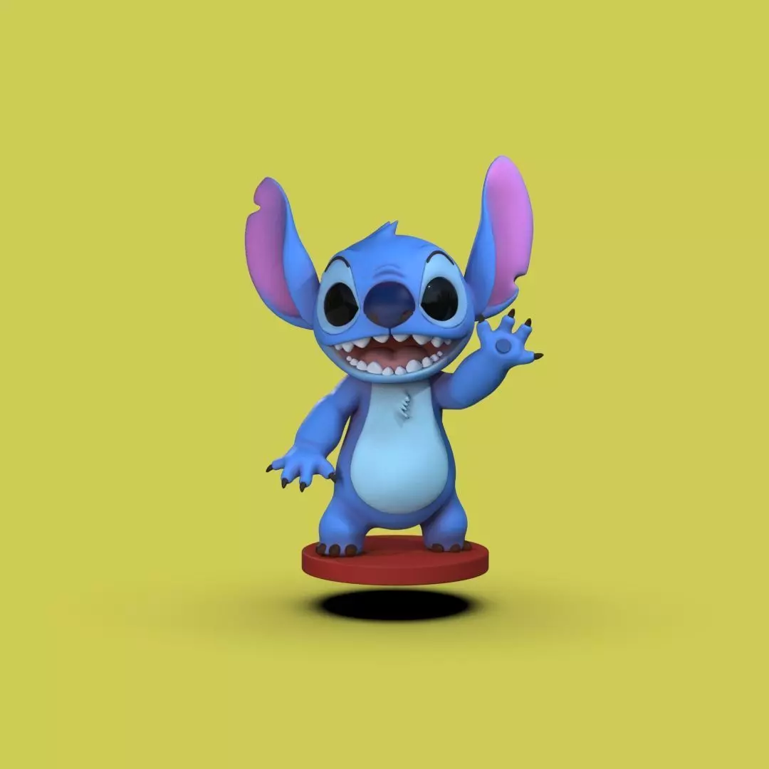 Stitch Fan Art for 3D Printing  3D print model_0