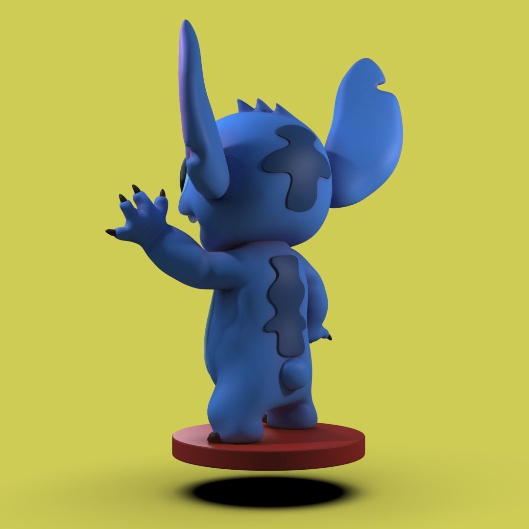 Stitch Fan Art for 3D Printing  3D print model_6
