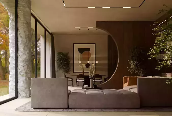 Mediterranean Interior Scene