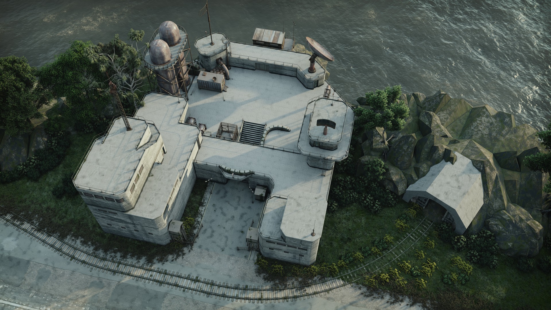 Outpost 3 Low-poly 3D model_9