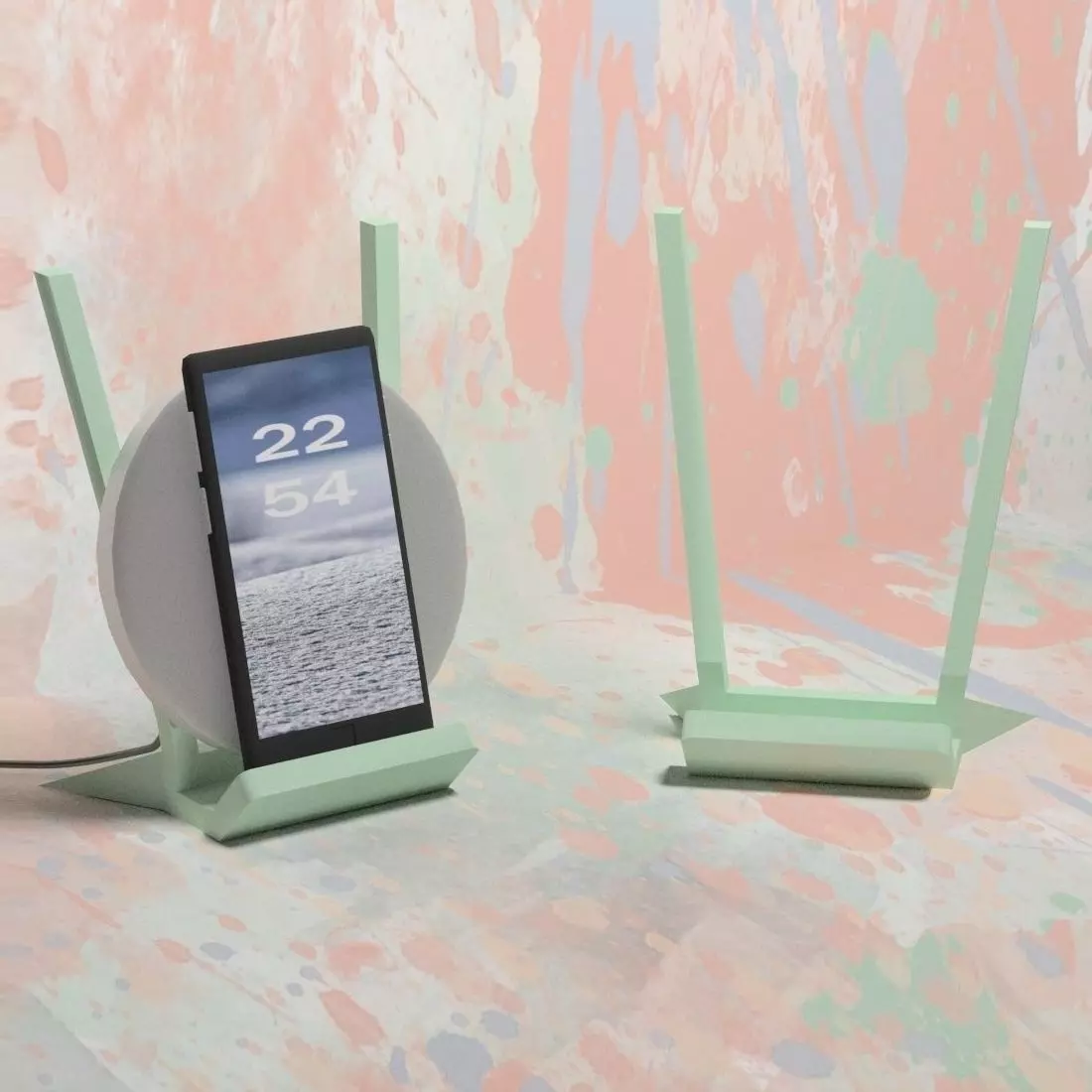 Wireless Charger Stand 3D print model