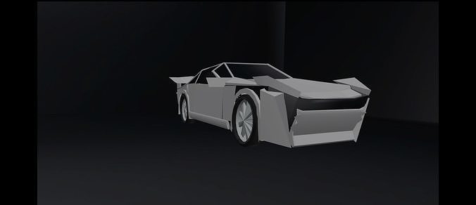 Modified car 3D model