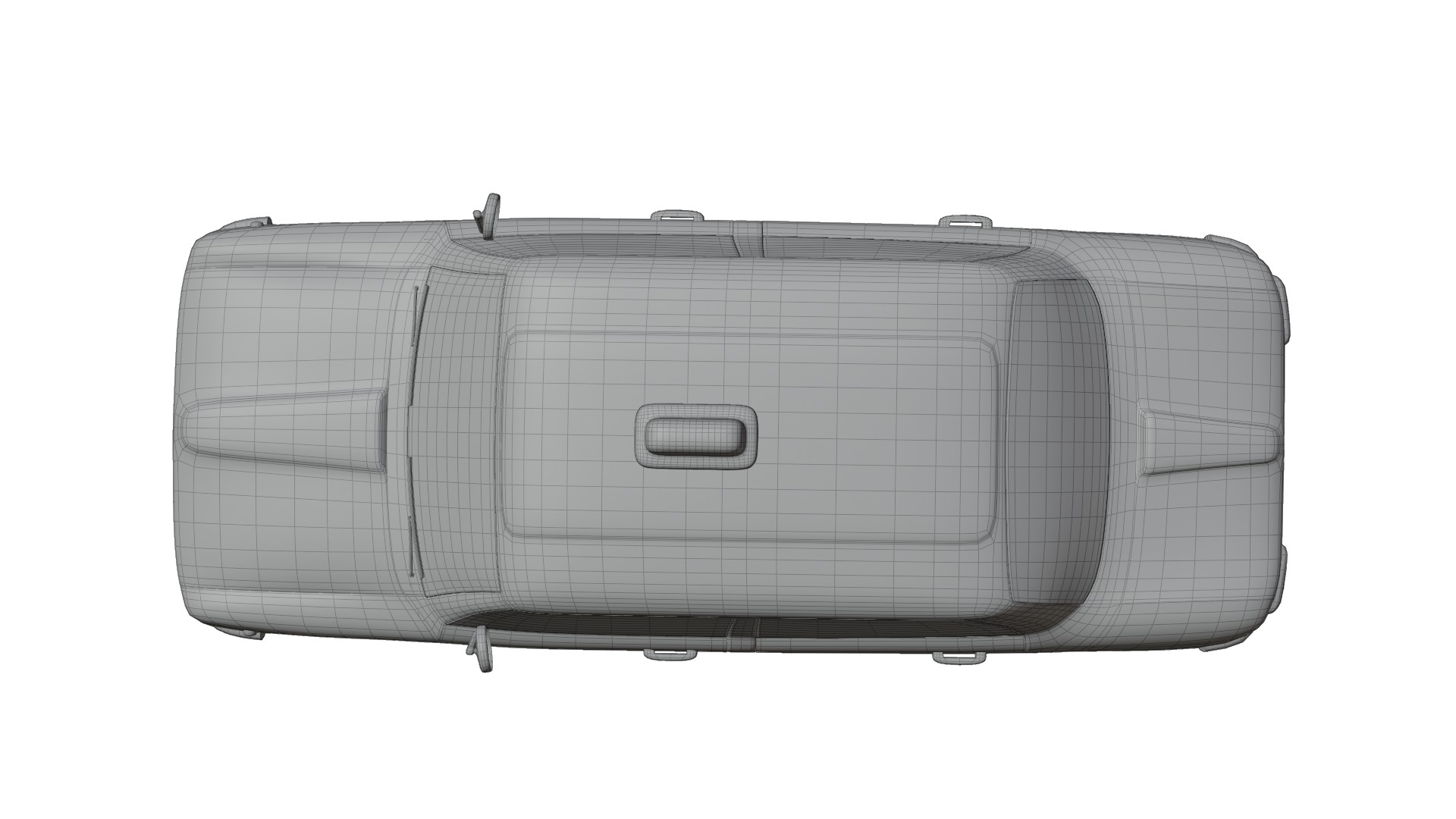 Vintage Taxi Car Game-Ready and Render Asset Low-poly 3D model_18