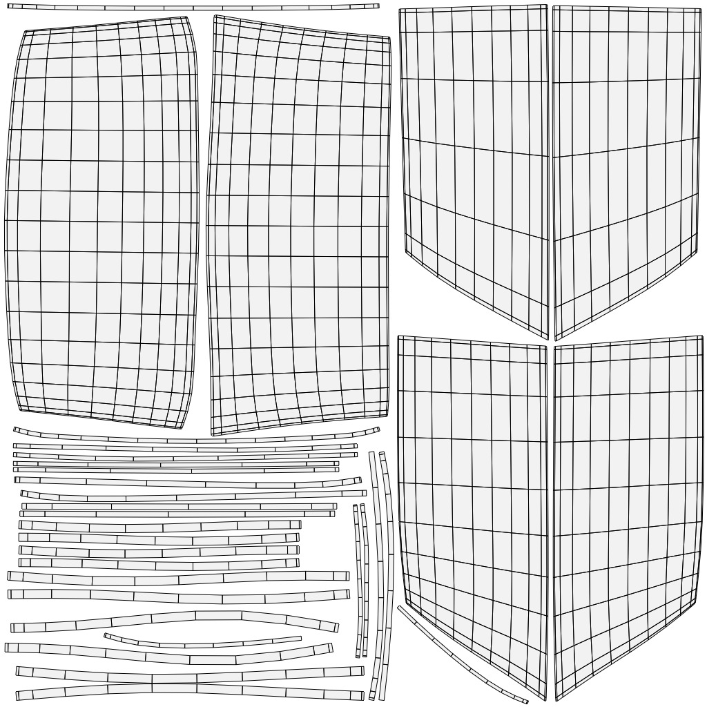 Vintage Taxi Car Game-Ready and Render Asset Low-poly 3D model_20