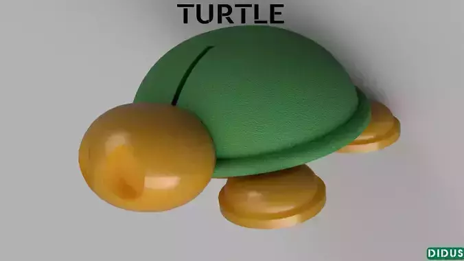 Magical Turtle Toy 3D