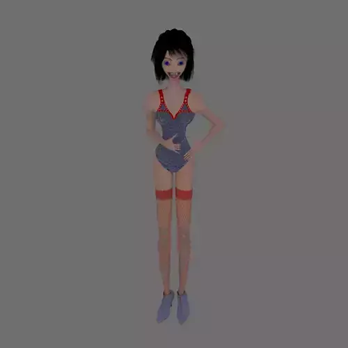 Momo Female Model 3D model