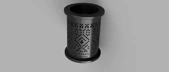 Embroidery PENCIL HOLDERS 3D model