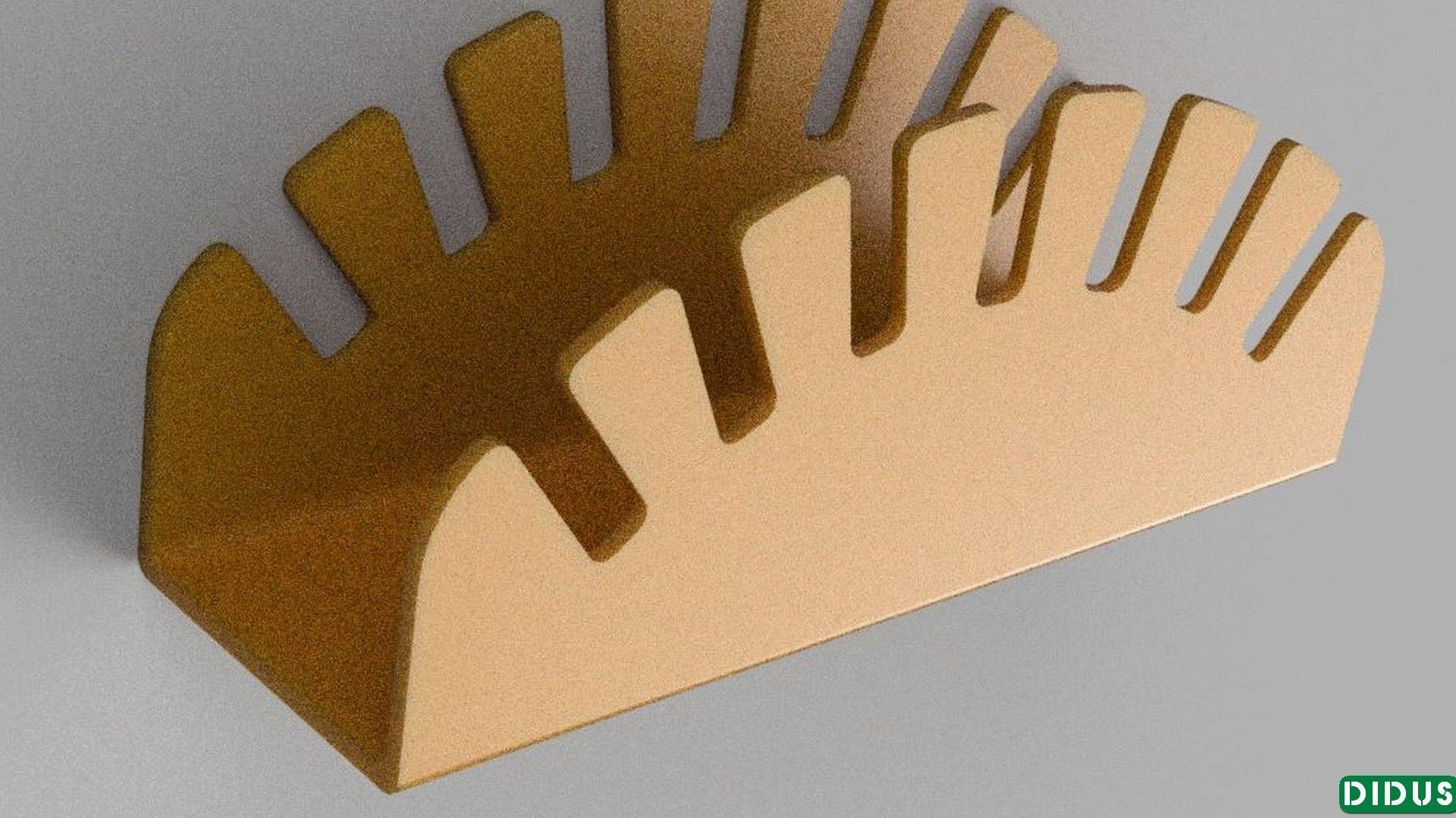 Hat Organizer for 7 Baseball Caps Hat Holder for Closet Shelf 3D 3D print model_4